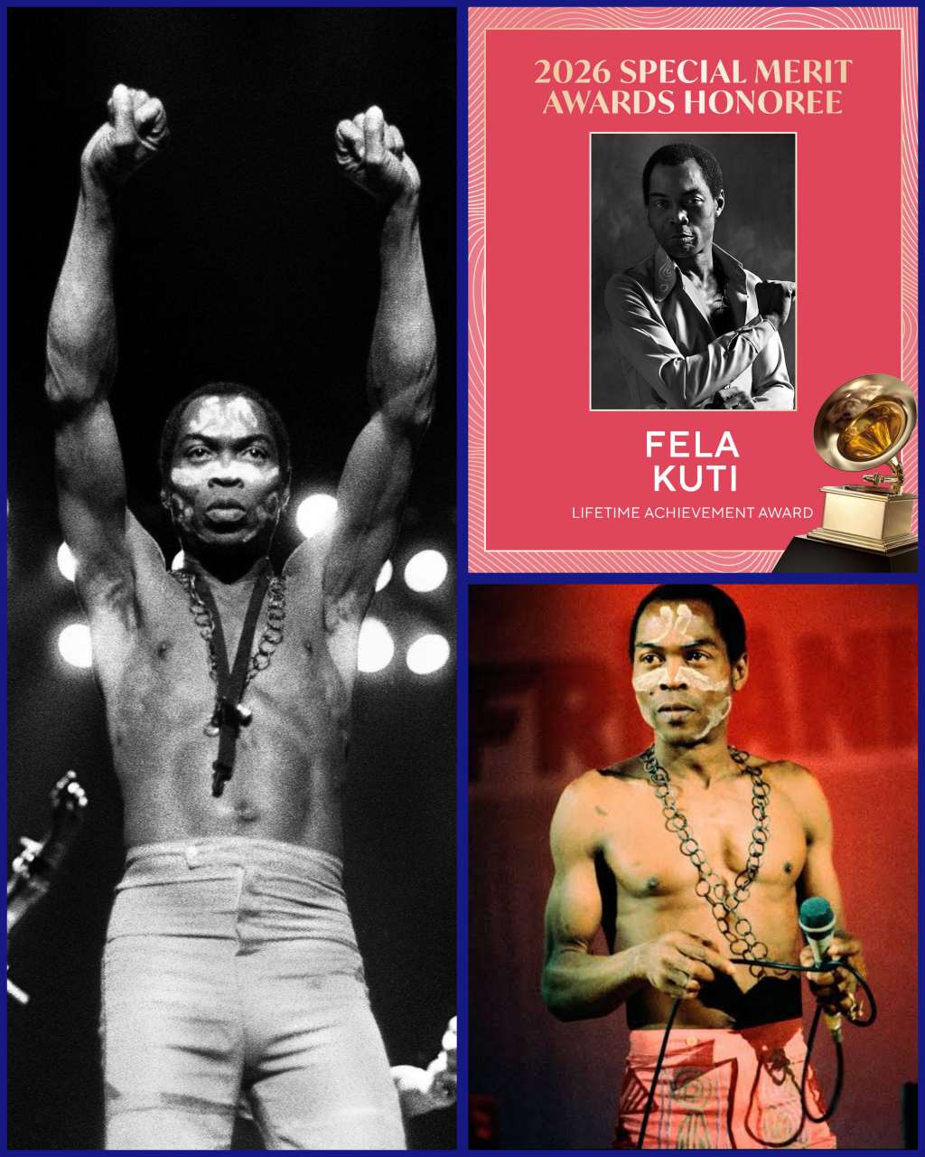 Fela Kuti to Receive Grammy Lifetime Award