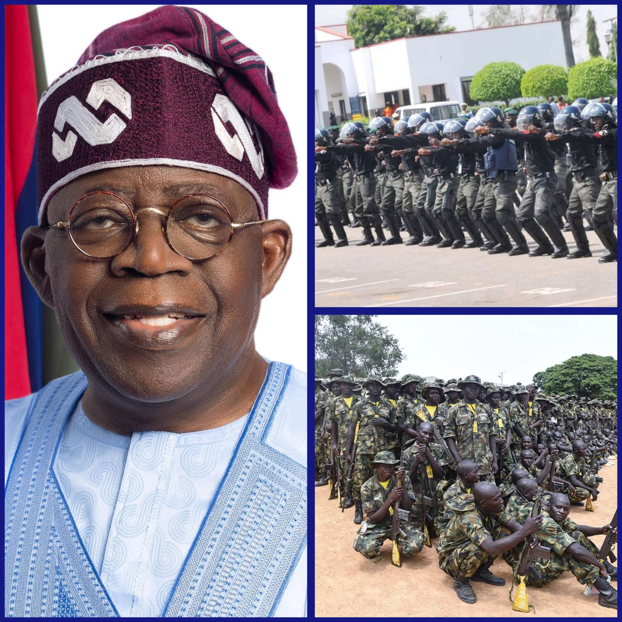 Tinubu Declares War on Bandits 50,000 New Cops