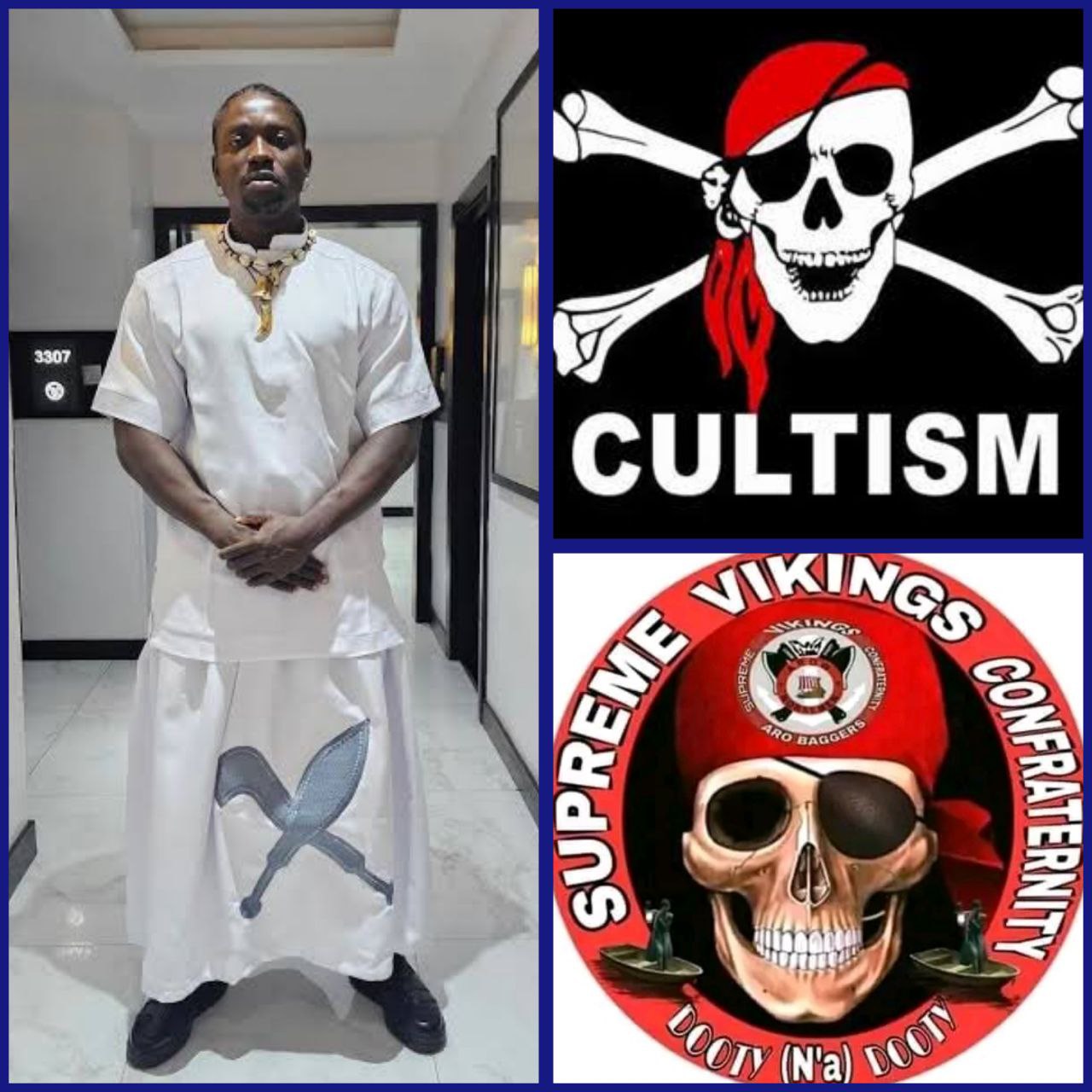 VeryDarkMan challenges Nigerian Cultists in Eruku Benue