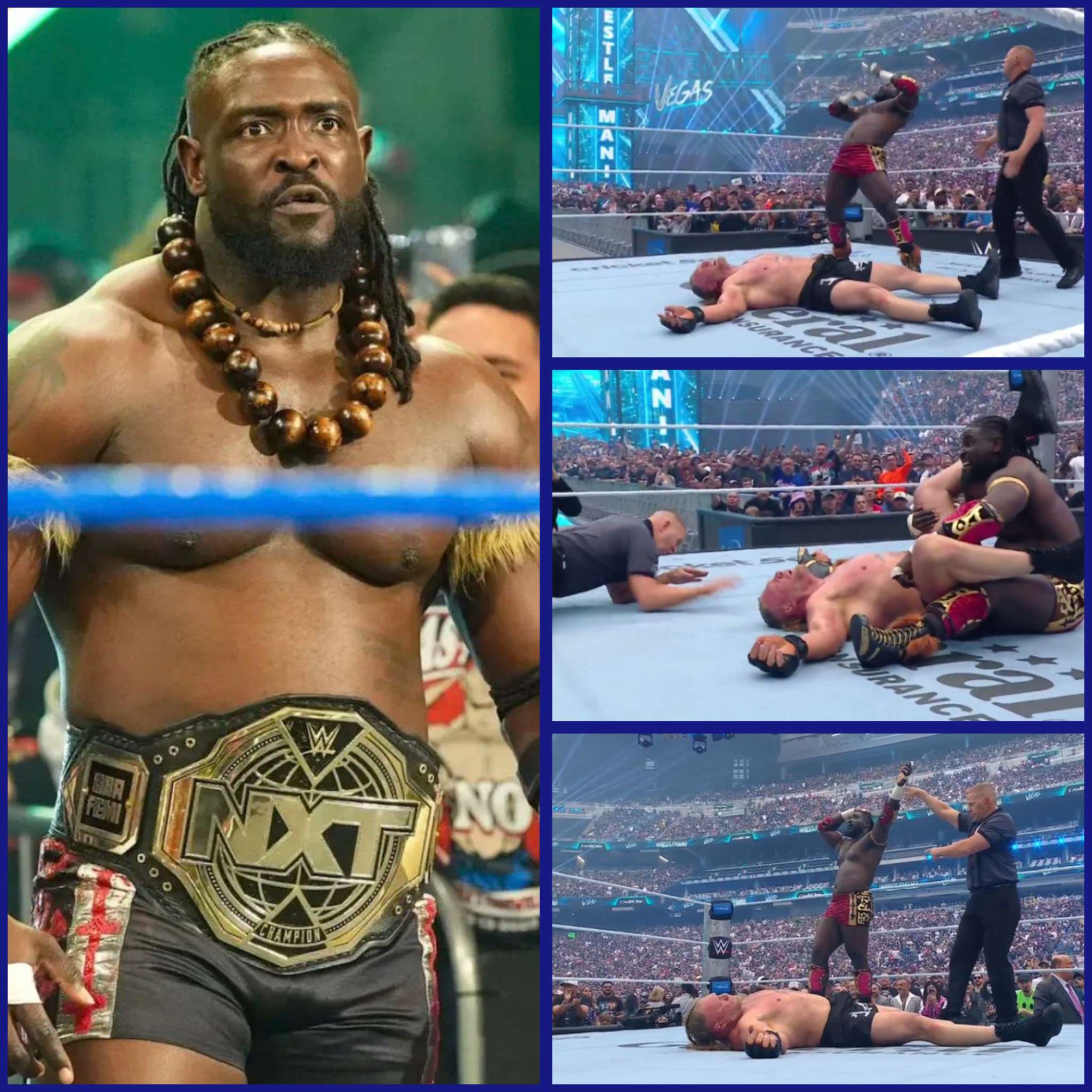 Oba Femi Shocks WWE, Defeats Brock Lesnar at WrestleMania 42